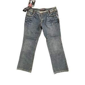 NWT Tourmaster Indigo Womens Denim Jeans Size 12-14